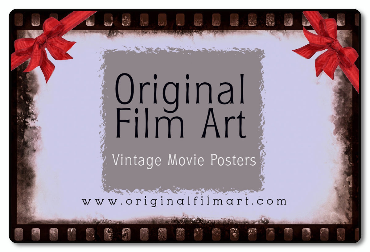 $350 Gift Card original movie poster for sale at Original Film Art - Vintage Movie Posters