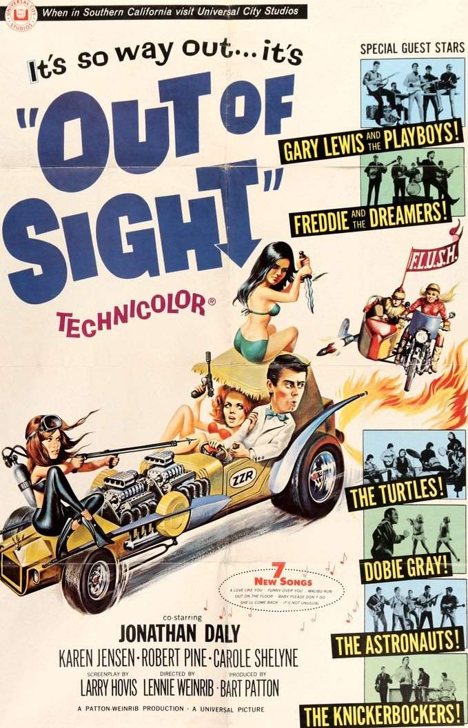 Out of Sight (1966) original movie poster for sale at Original Film Art - Vintage Movie Posters