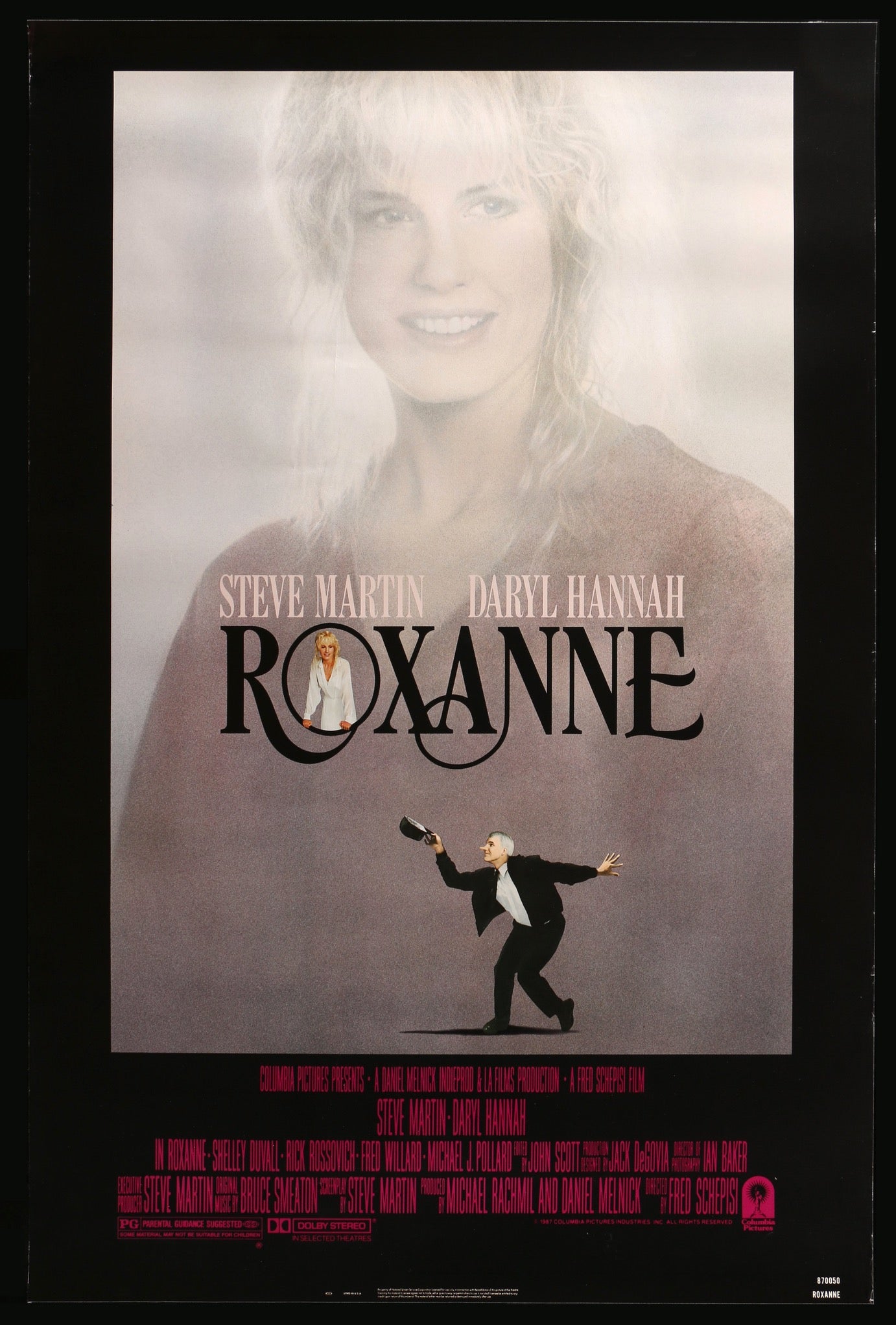 Roxanne (1987) original movie poster for sale at Original Film Art - Vintage Movie Posters