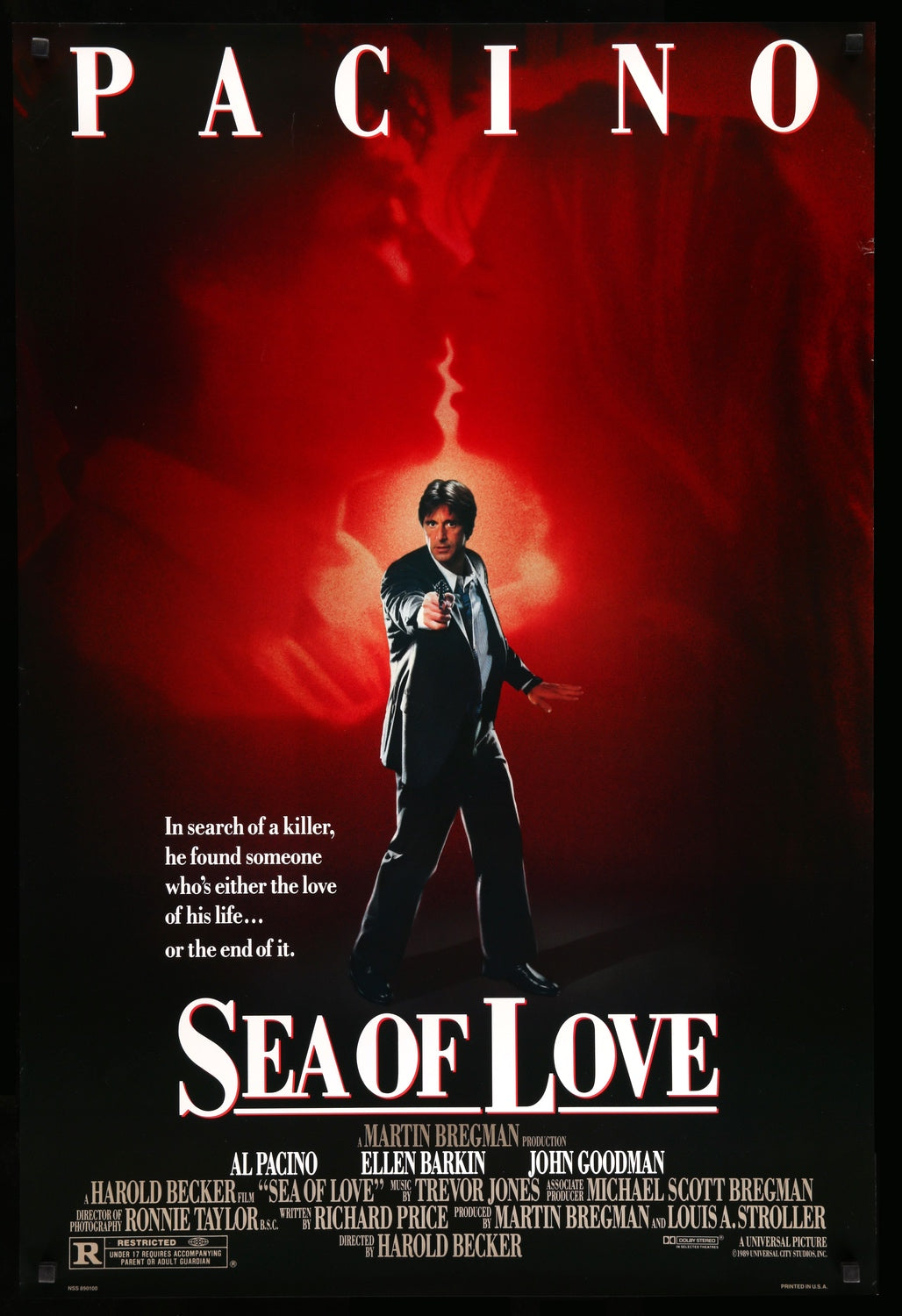 Sea of Love (1989) original movie poster for sale at Original Film Art - Vintage Movie Posters