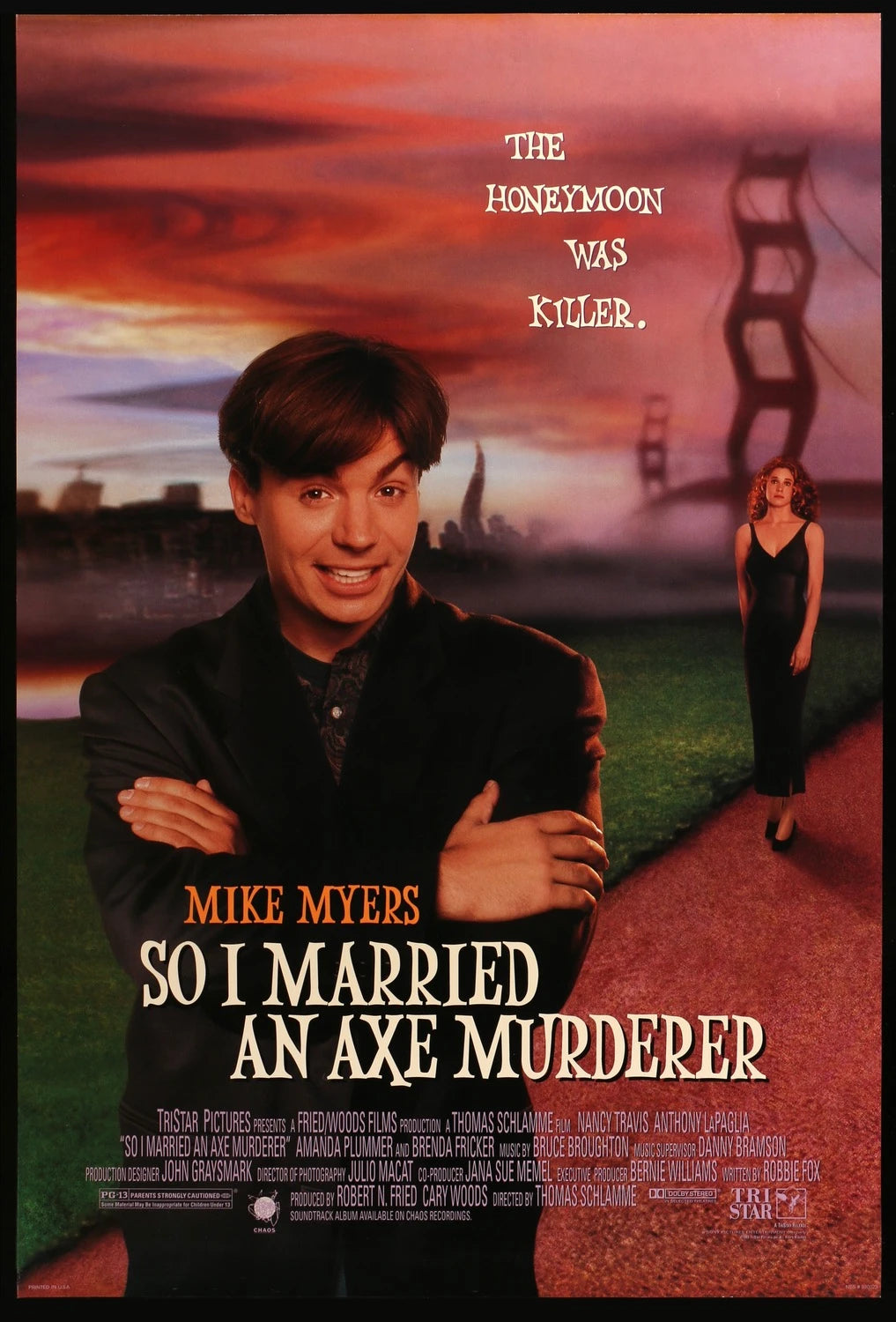 So I Married an Axe Murderer (1993) original movie poster for sale at Original Film Art