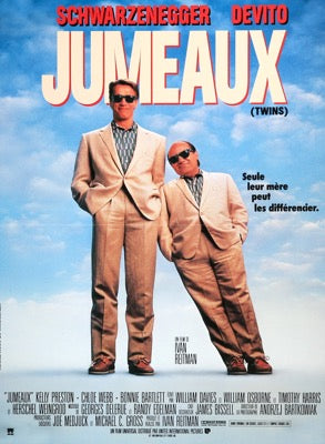 Twins (1988) Original French Petite Movie Poster - Original Film Art -  Vintage Movie Posters