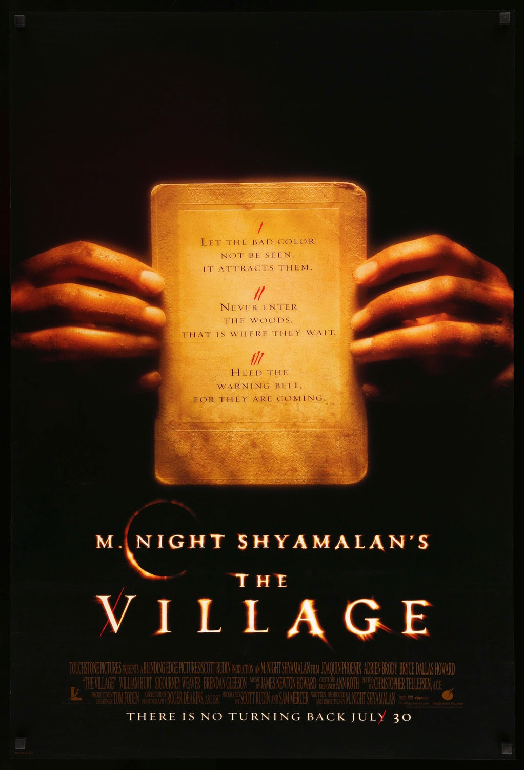 Village (2004) original movie poster for sale at Original Film Art - Vintage Movie Posters