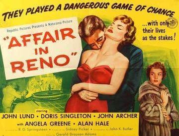 Affair in Reno (1957) original movie poster for sale at Original Film Art - Vintage Movie Posters
