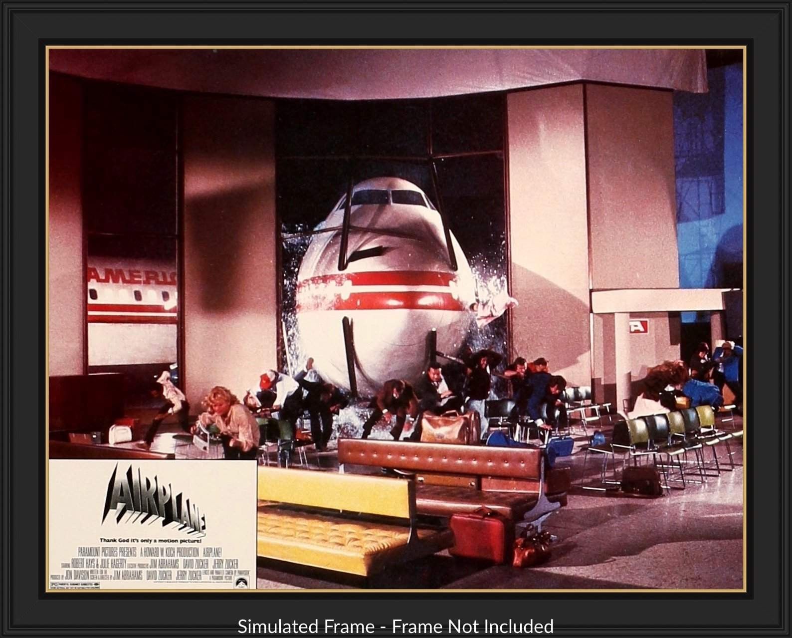 Airplane (1980) Lobby Card original movie poster for sale at Original Film Art - Vintage Movie Posters