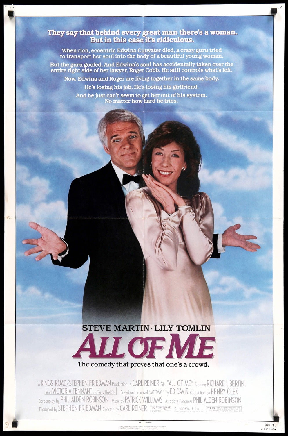 All of Me (1984) original movie poster for sale at Original Film Art - Vintage Movie Posters
