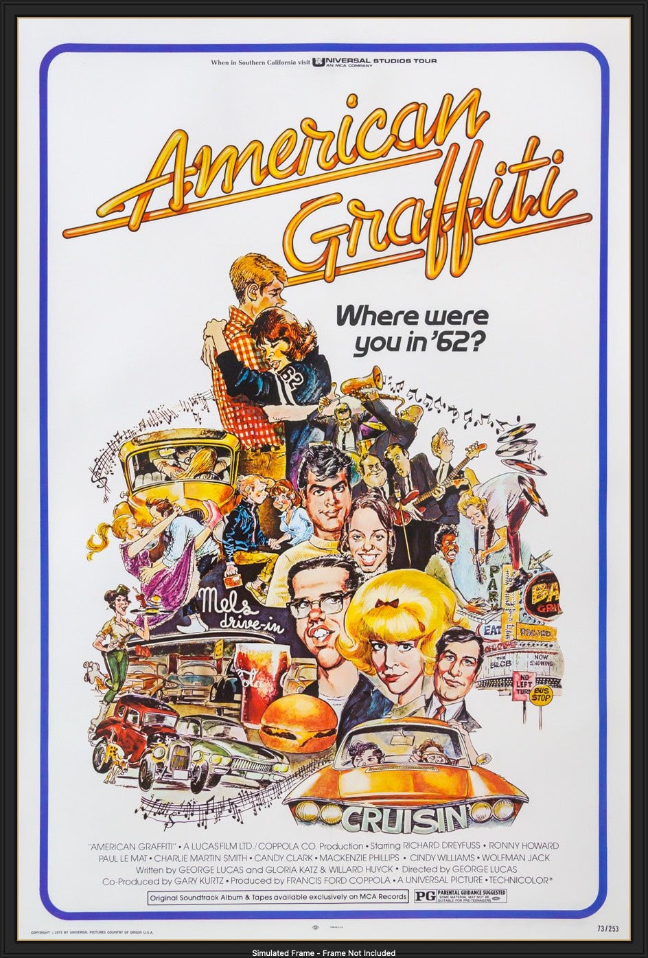 American Graffiti (1973) original movie poster for sale at Original Film Art - Vintage Movie Posters