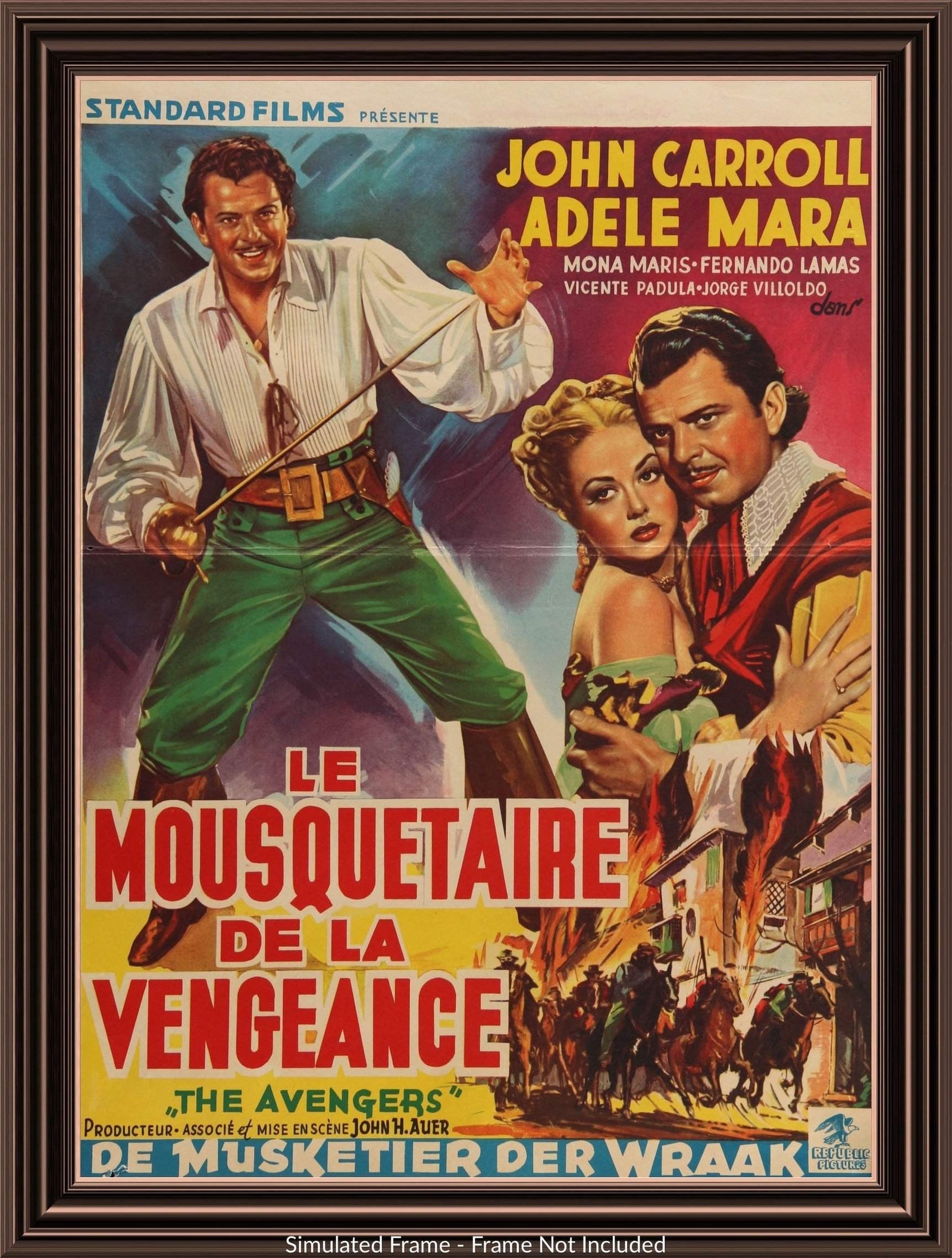 Avengers (1950) original movie poster for sale at Original Film Art - Vintage Movie Posters