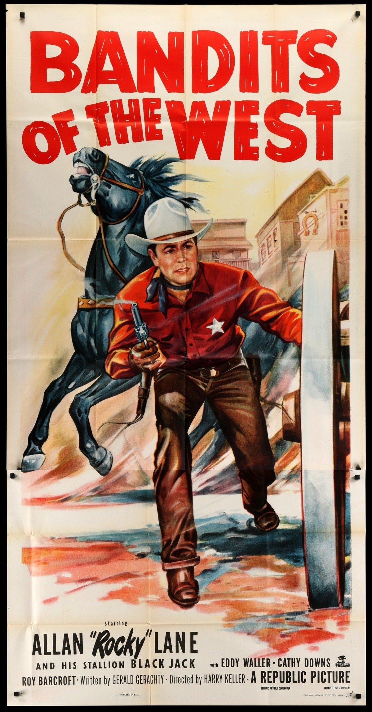 Bandits of the West (1953) original movie poster for sale at Original Film Art - Vintage Movie Posters