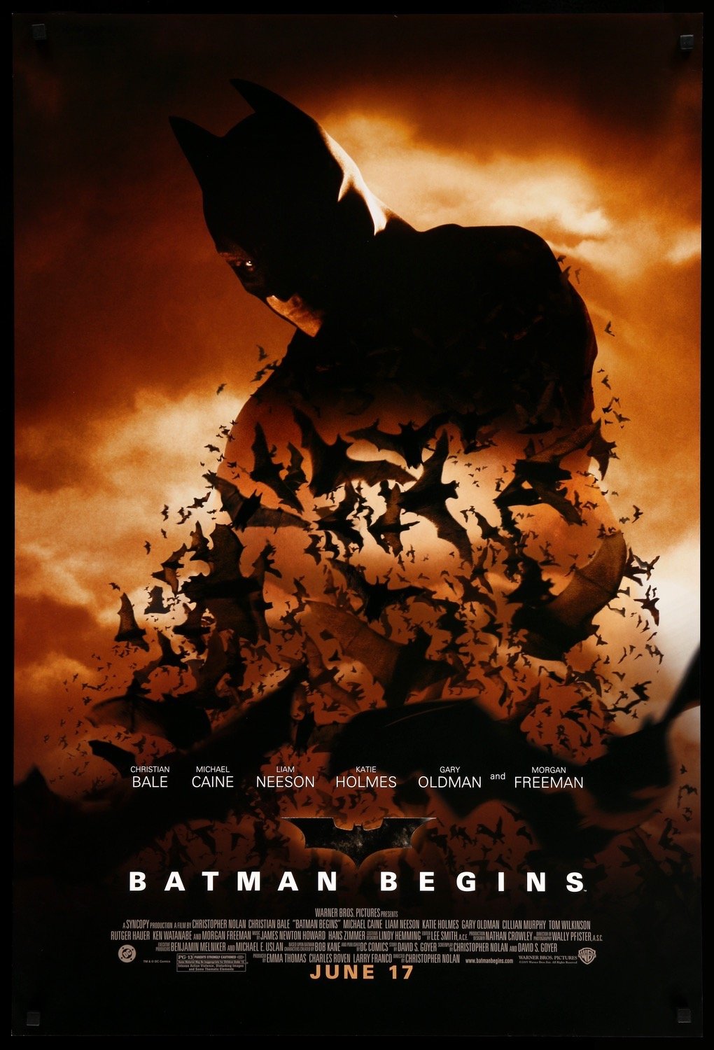 Batman Begins (2005) original movie poster for sale at Original Film Art