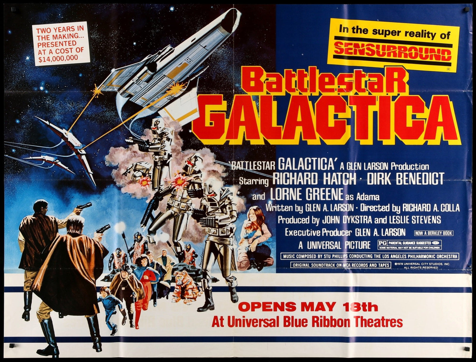 Battlestar Galactica (1978) original movie poster for sale at Original Film Art - Vintage Movie Posters