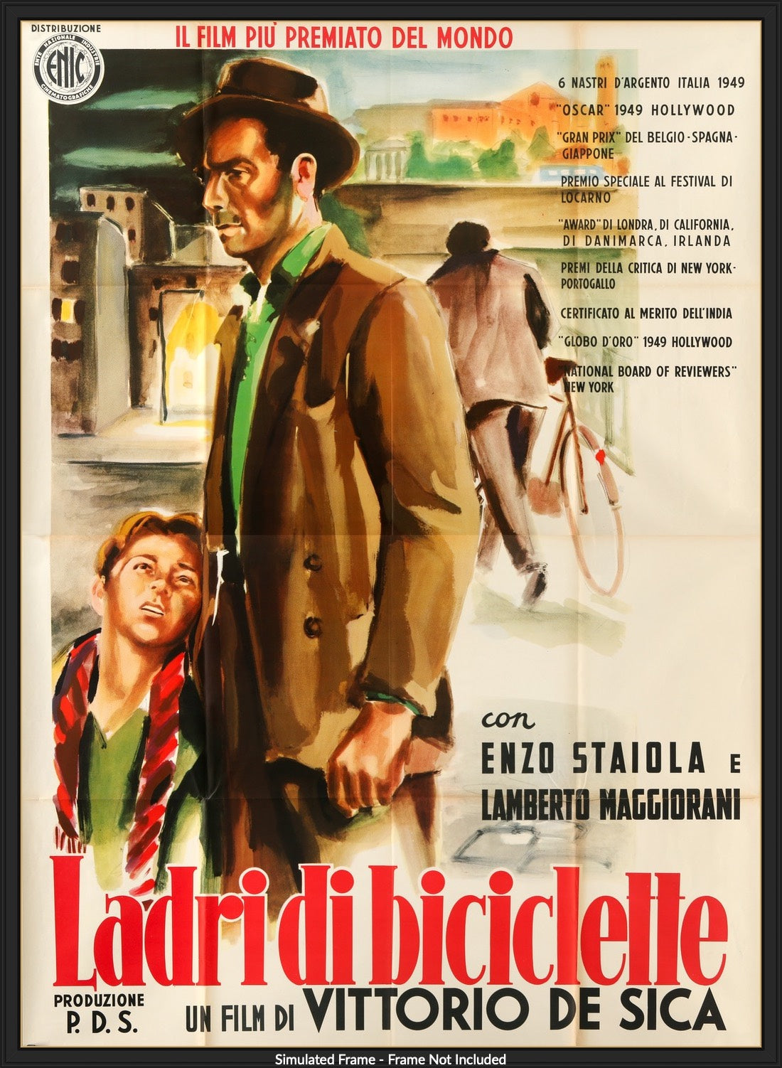 Bicycle Thieves (1948) original movie poster for sale at Original Film Art