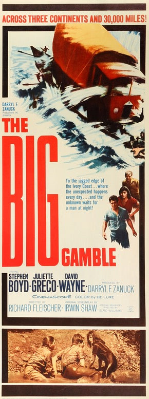 Big Gamble (1961) original movie poster for sale at Original Film Art