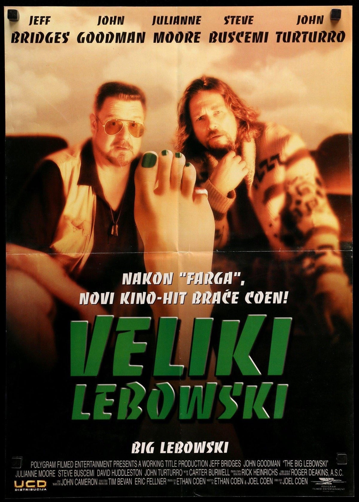 Big Lebowski (1998) original movie poster for sale at Original Film Art