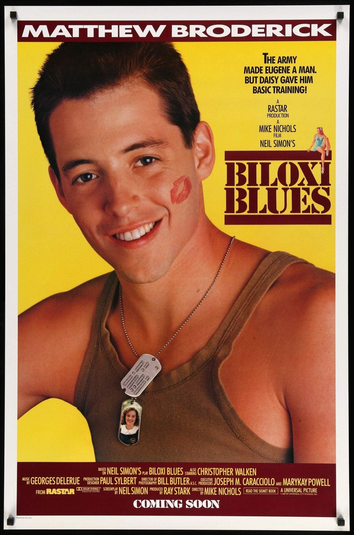 Biloxi Blues (1988) original movie poster for sale at Original Film Art
