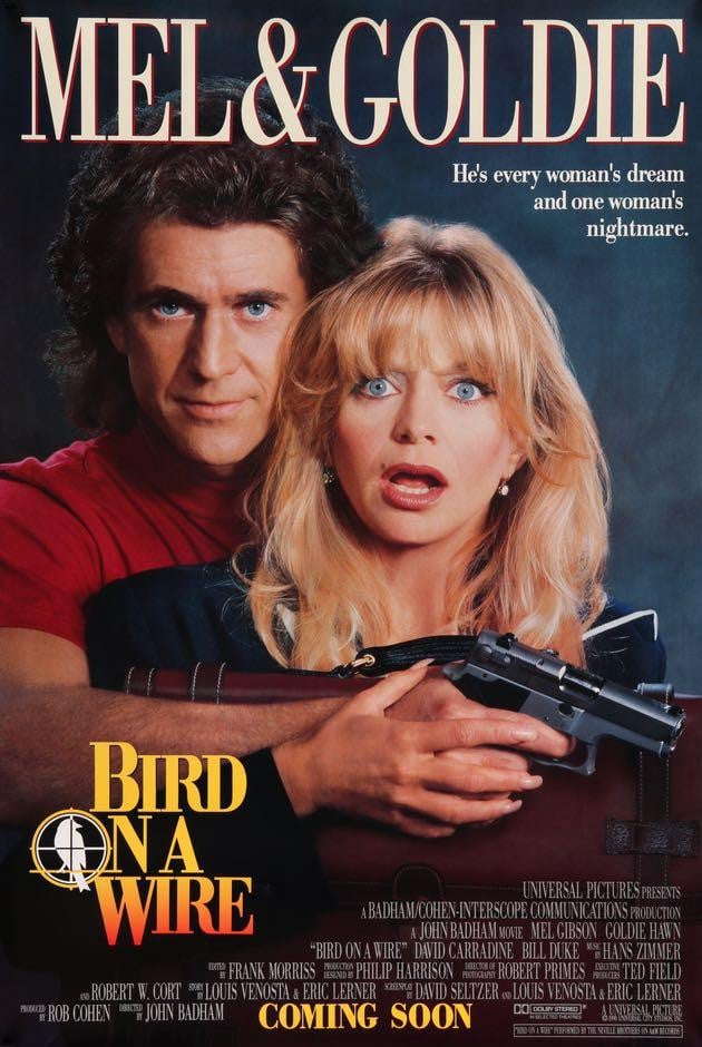 Bird on a Wire (1990) original movie poster for sale at Original Film Art