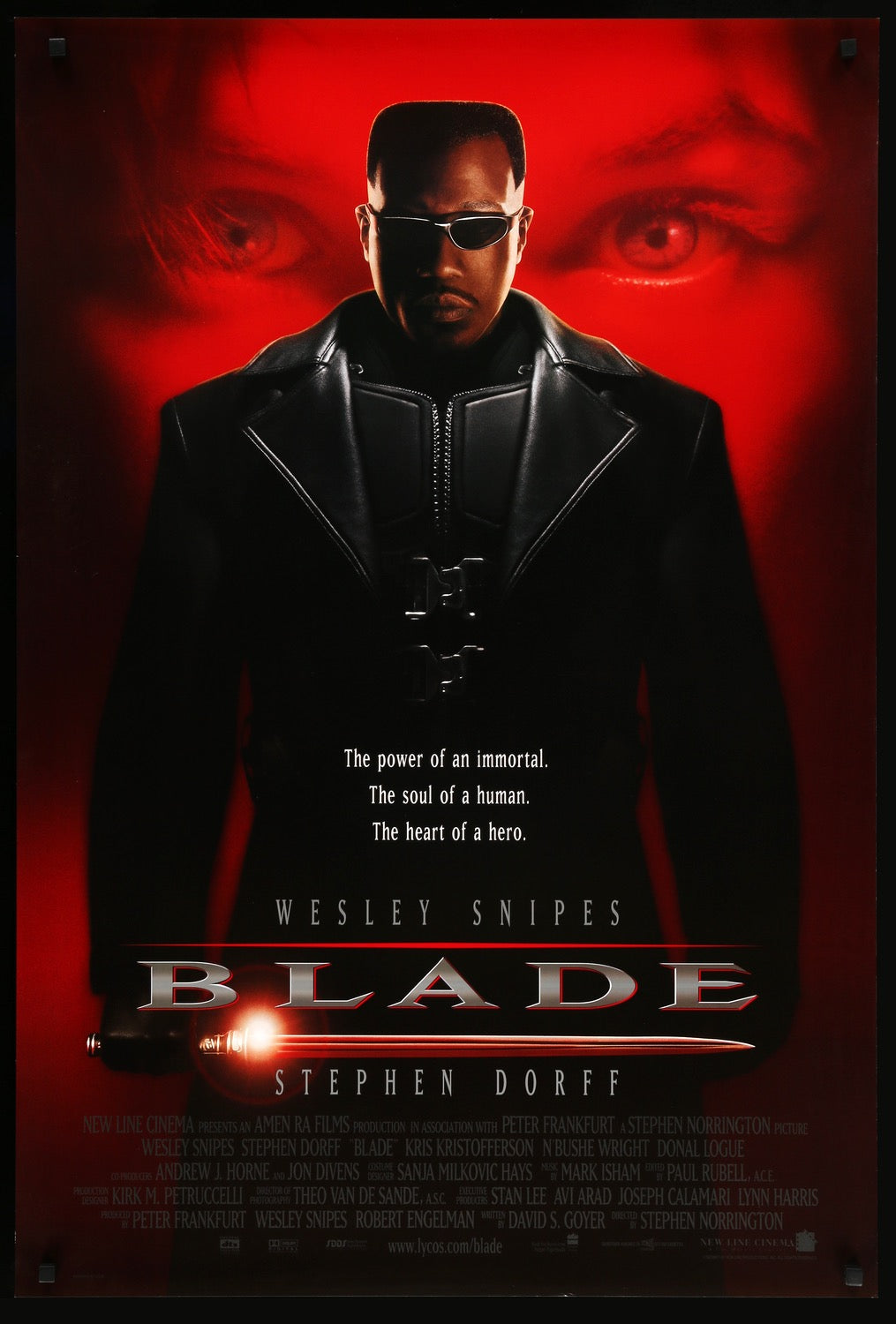 Blade (1998) original movie poster for sale at Original Film Art