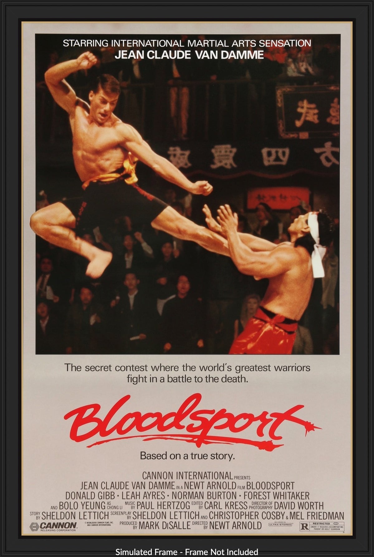 Bloodsport (1988) original movie poster for sale at Original Film Art - Vintage Movie Posters