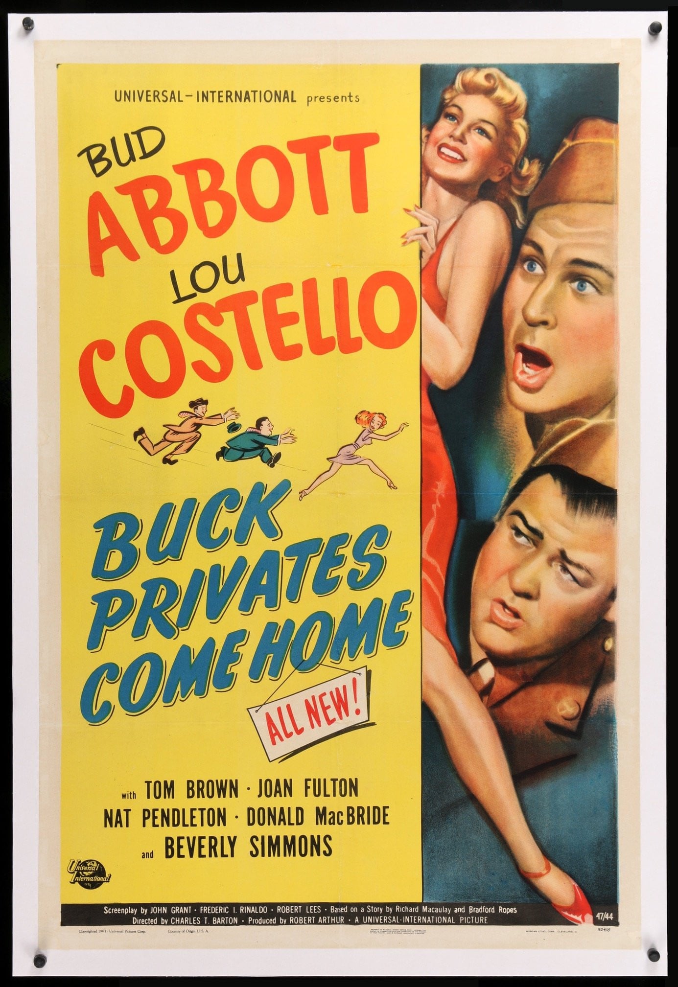 Buck Privates Come Home (1947) original movie poster for sale at Original Film Art - Vintage Movie Posters