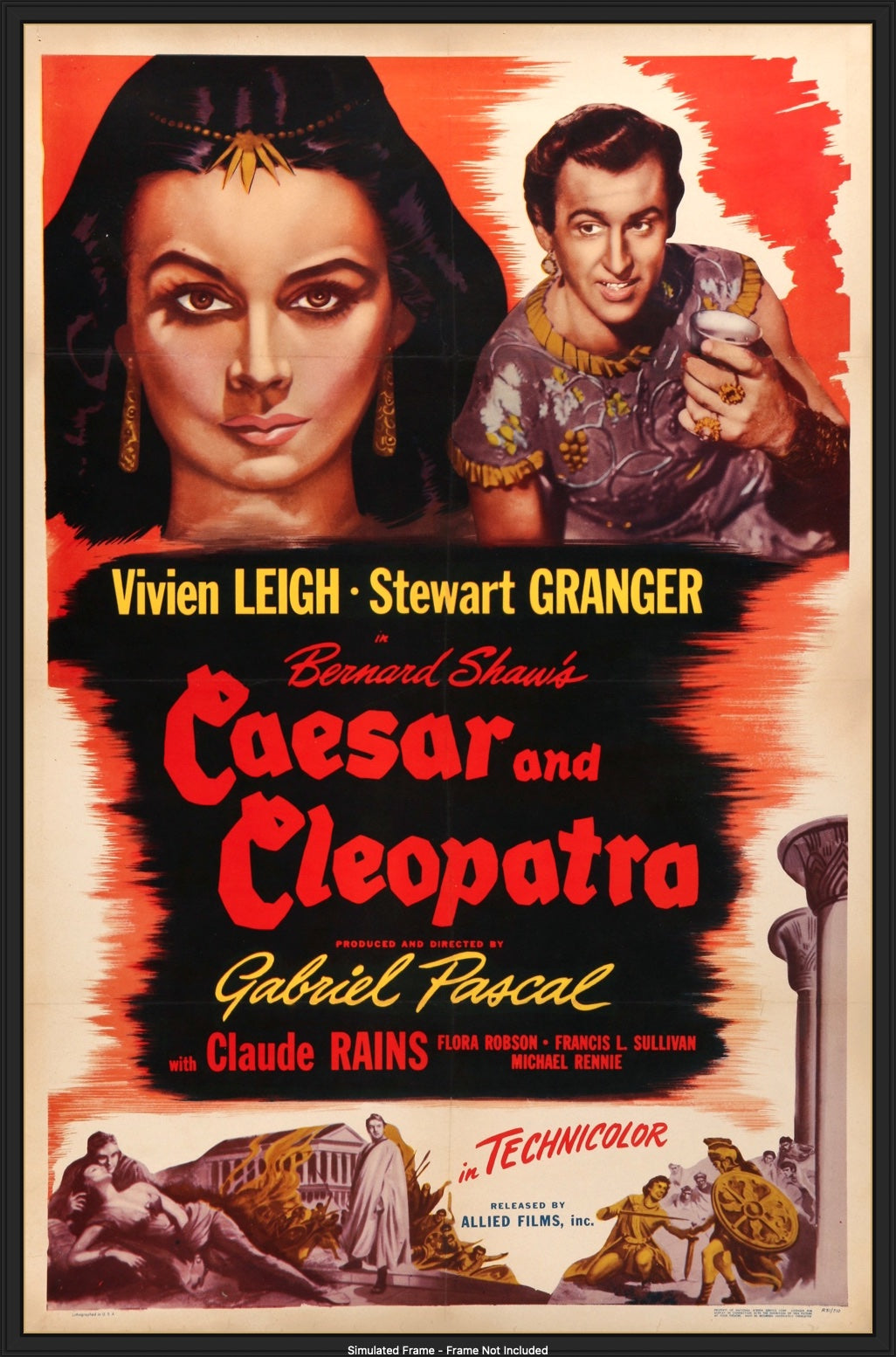 Caesar and Cleopatra (1945) original movie poster for sale at Original Film Art - Vintage Movie Posters