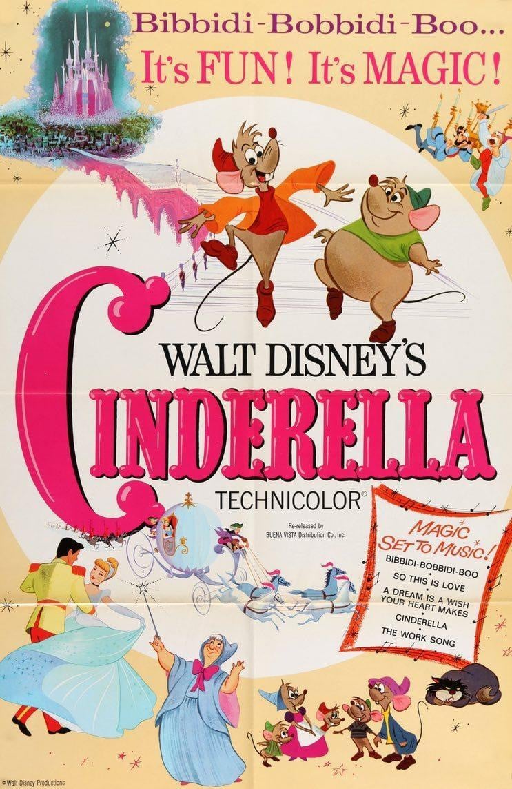 Cinderella (1950) original movie poster for sale at Original Film Art