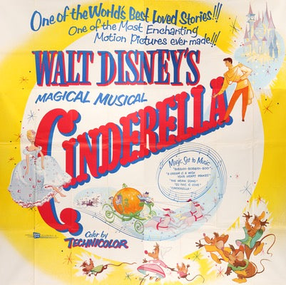 Cinderella (1950) original movie poster for sale at Original Film Art