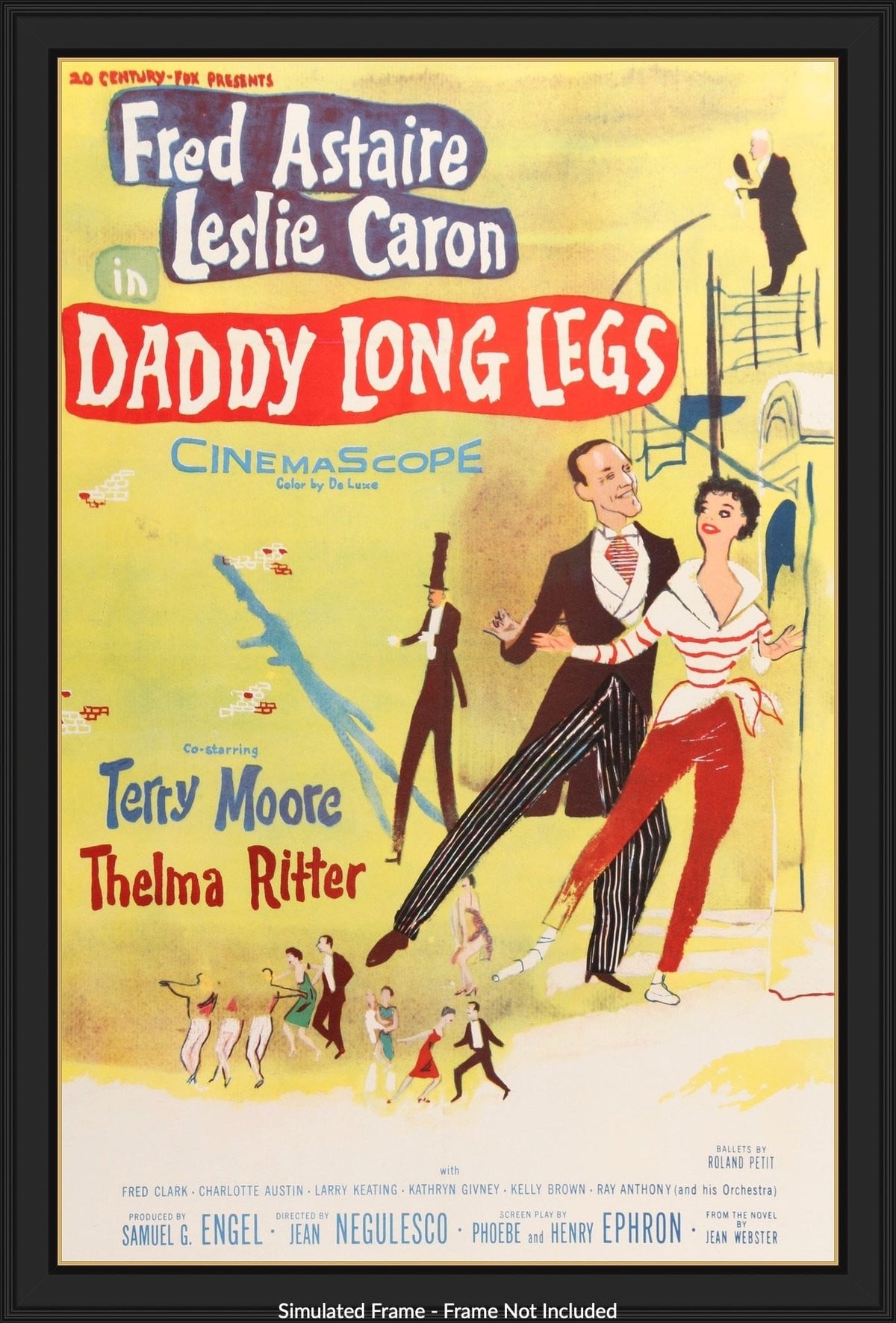 Daddy Long Legs (1955) original movie poster for sale at Original Film Art - Vintage Movie Posters
