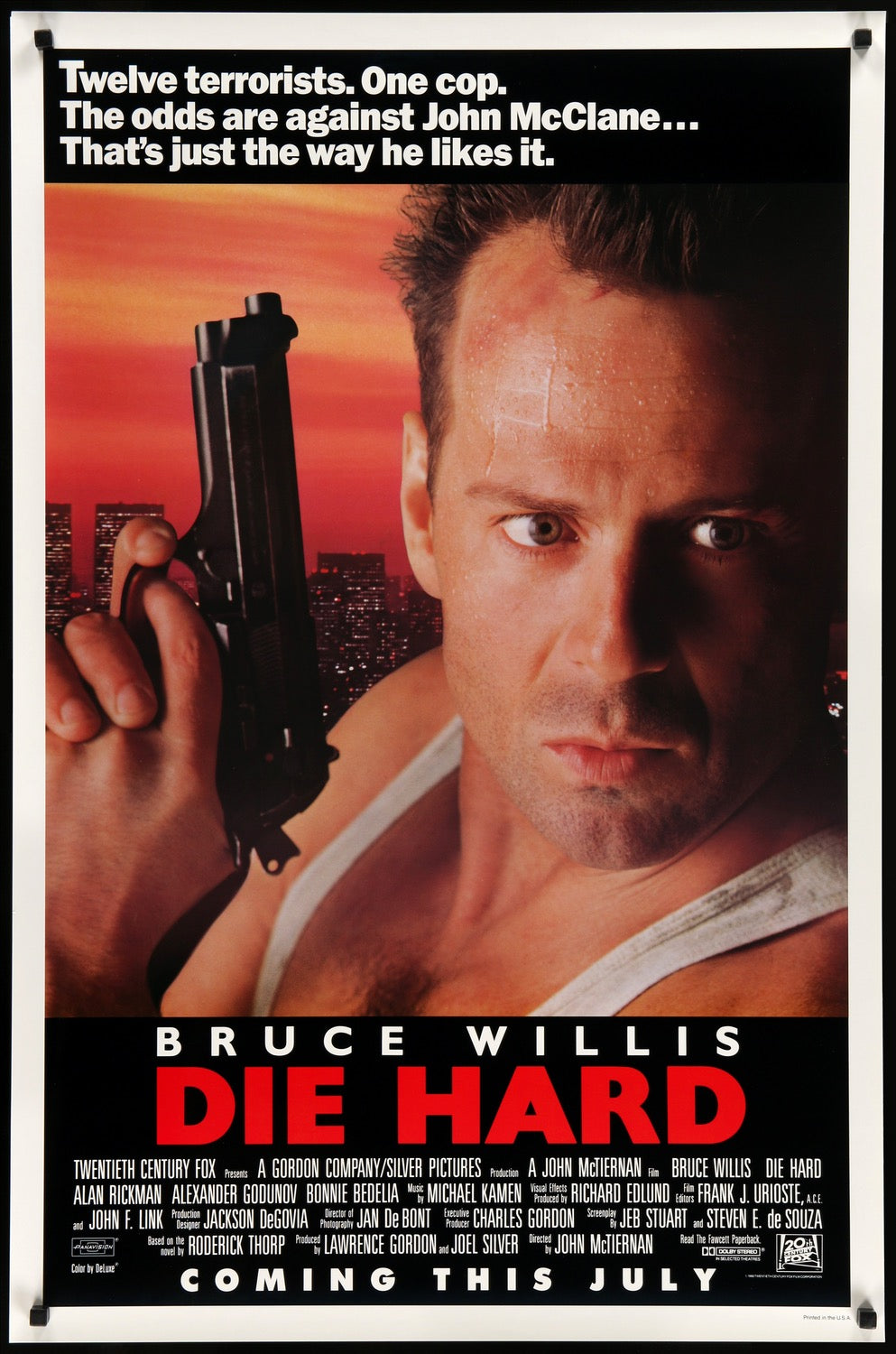 Die Hard (1988) original movie poster for sale at Original Film Art - Vintage Movie Posters