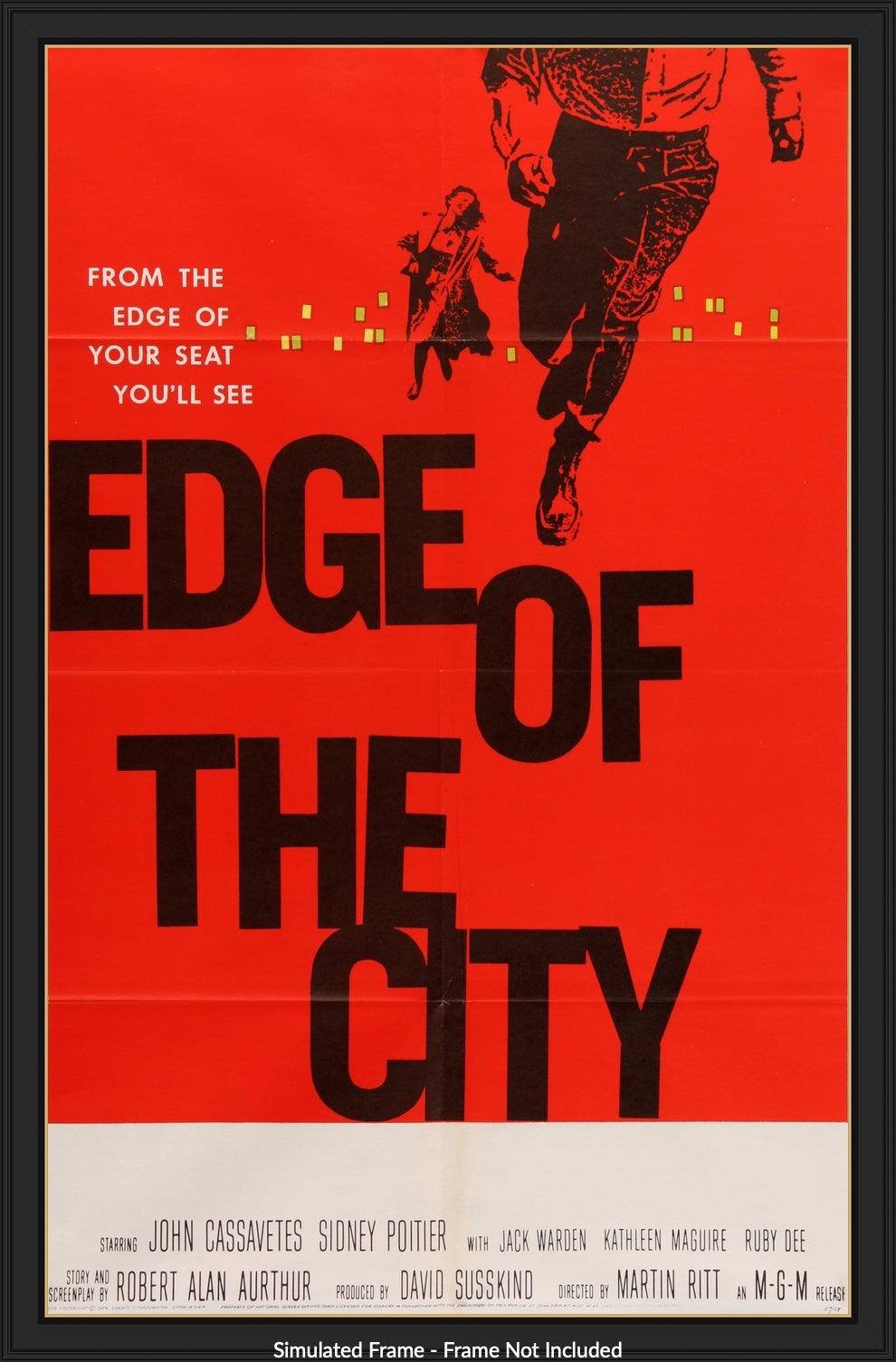 Edge of the City (1957) original movie poster for sale at Original Film Art - Vintage Movie Posters