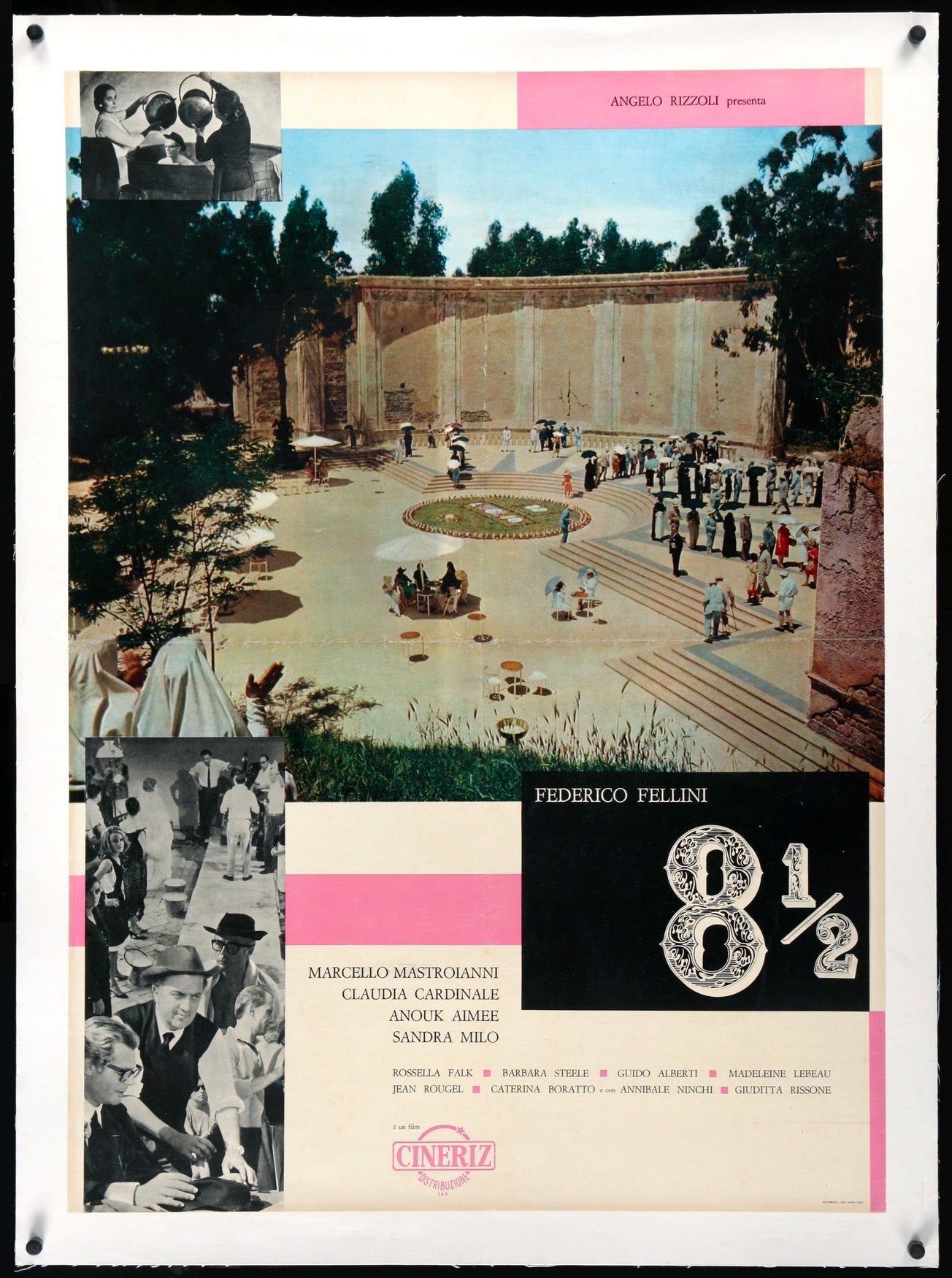 8 1/2 (1963) original movie poster for sale at Original Film Art - Vintage Movie Posters