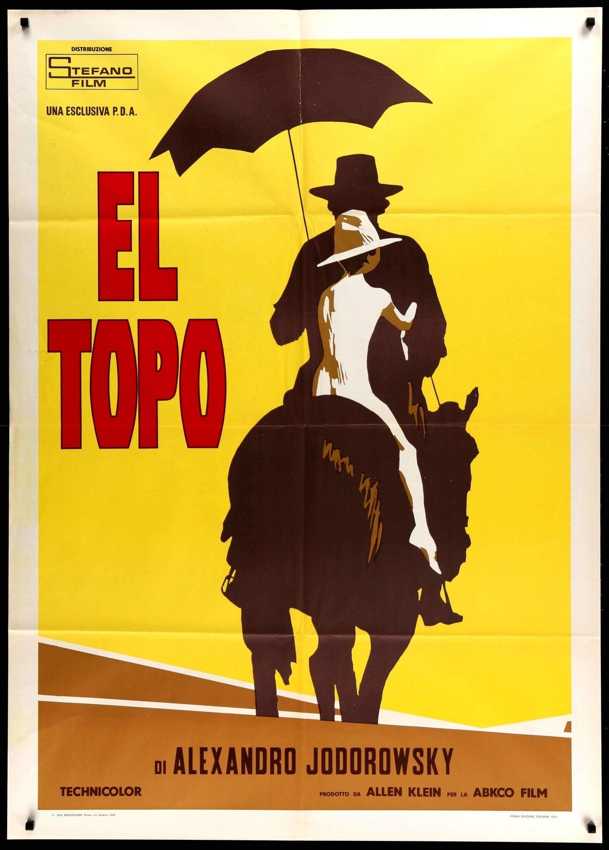 El Topo (1970) original movie poster for sale at Original Film Art - Vintage Movie Posters