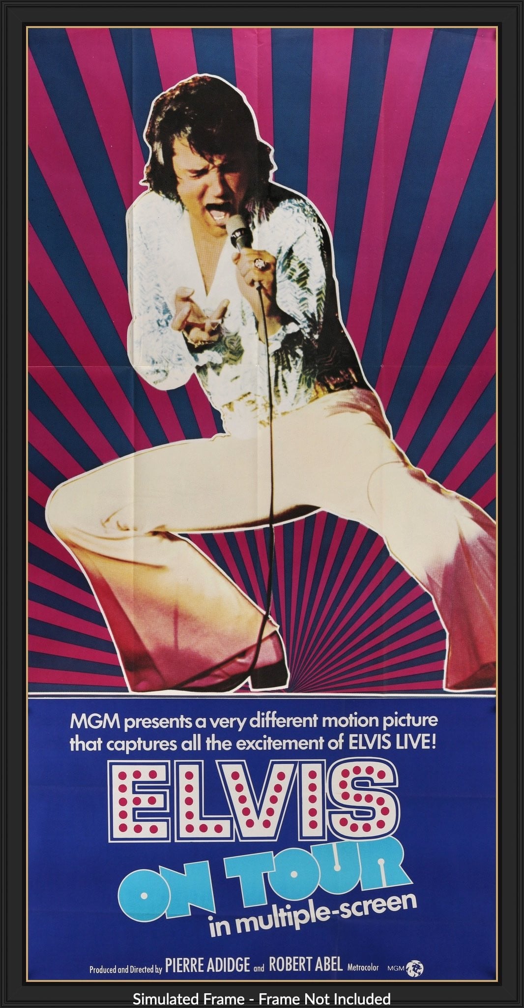 Elvis On Tour (1972) original movie poster for sale at Original Film Art - Vintage Movie Posters
