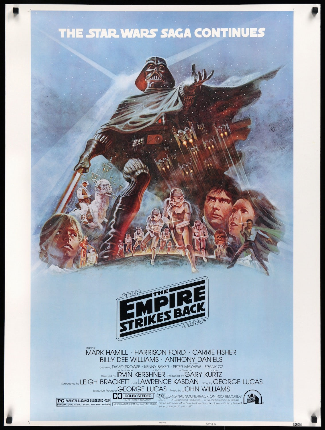 Empire Strikes Back (1980) original movie poster for sale at Original Film Art - Vintage Movie Posters