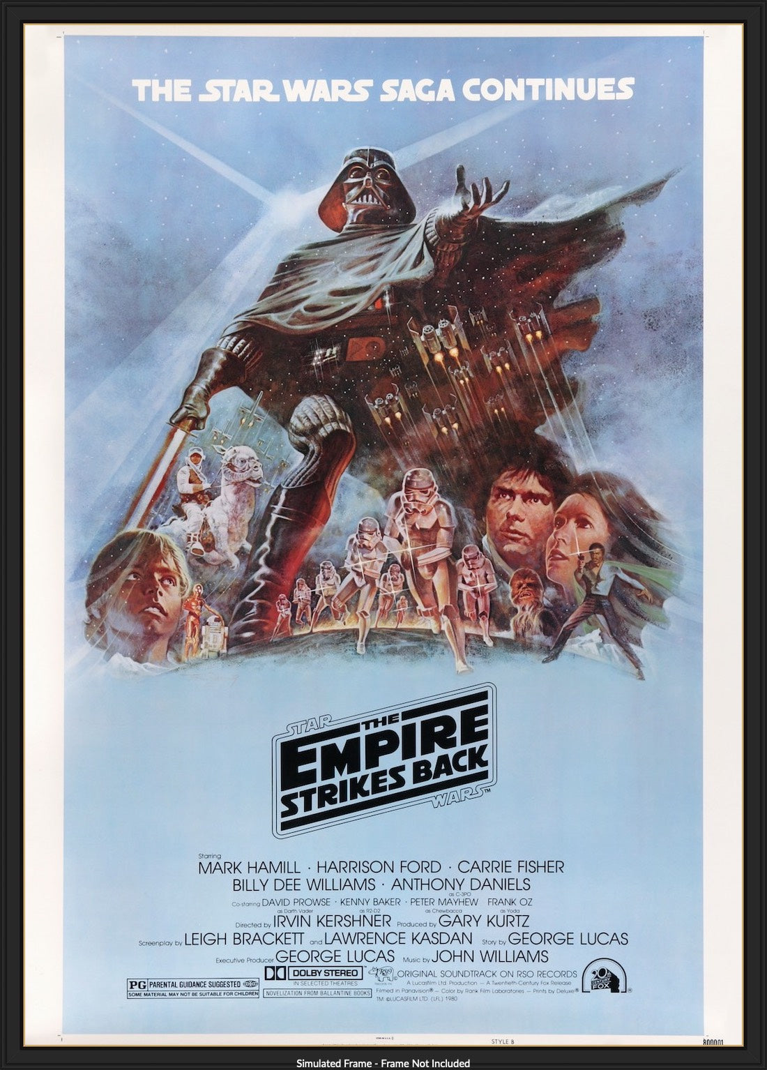Empire Strikes Back (1980) original movie poster for sale at Original Film Art - Vintage Movie Posters