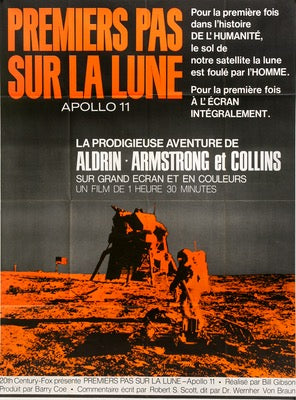 Footprints on the Moon: Apollo 11 (1969) original movie poster for sale at Original Film Art - Vintage Movie Posters