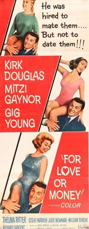 For Love or Money (1963) original movie poster for sale at Original Film Art - Vintage Movie Posters