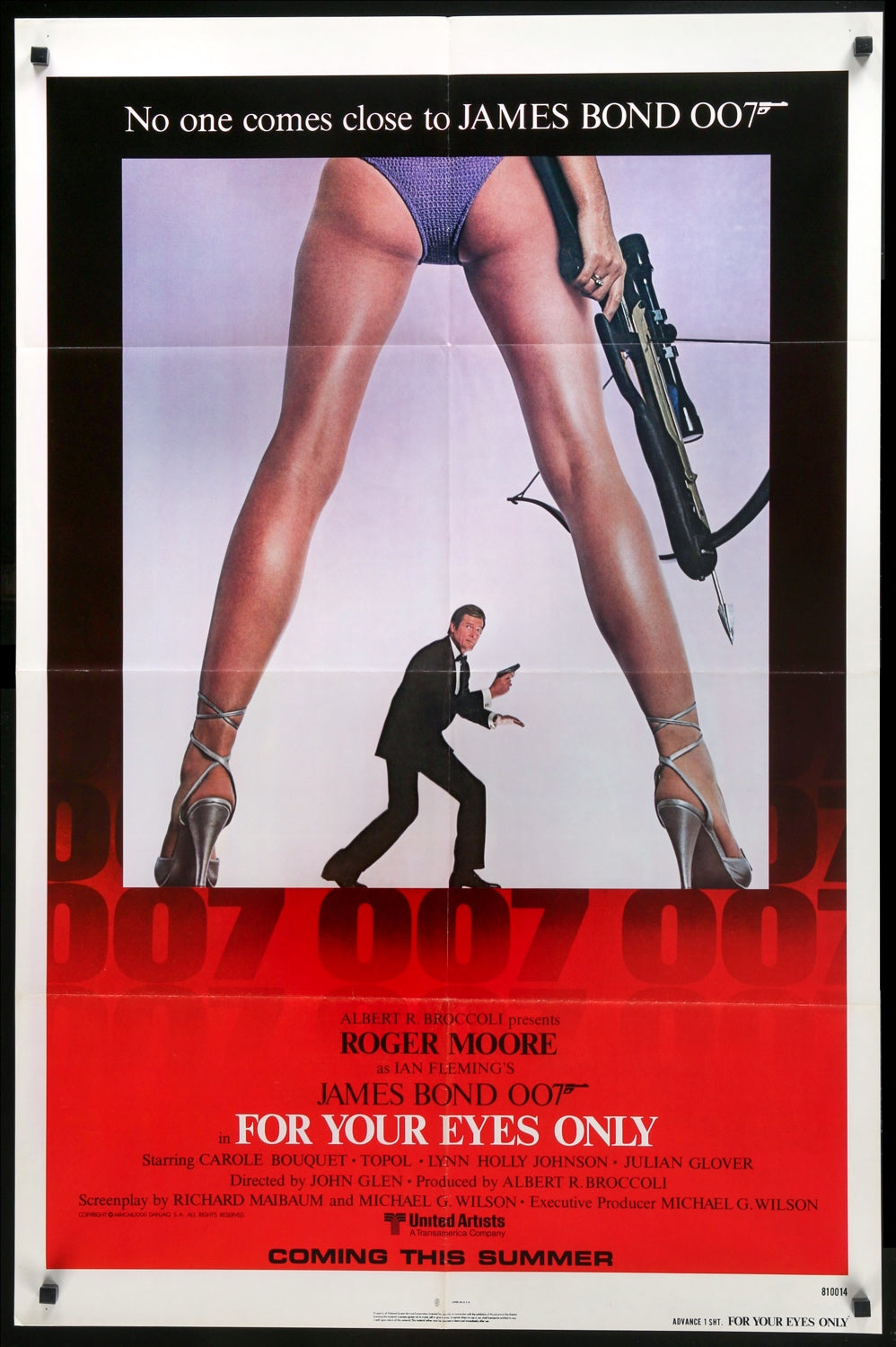 For Your Eyes Only (1981) original movie poster for sale at Original Film Art - Vintage Movie Posters