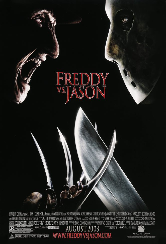 Freddy Versus Jason (2003) original movie poster for sale at Original Film Art - Vintage Movie Posters