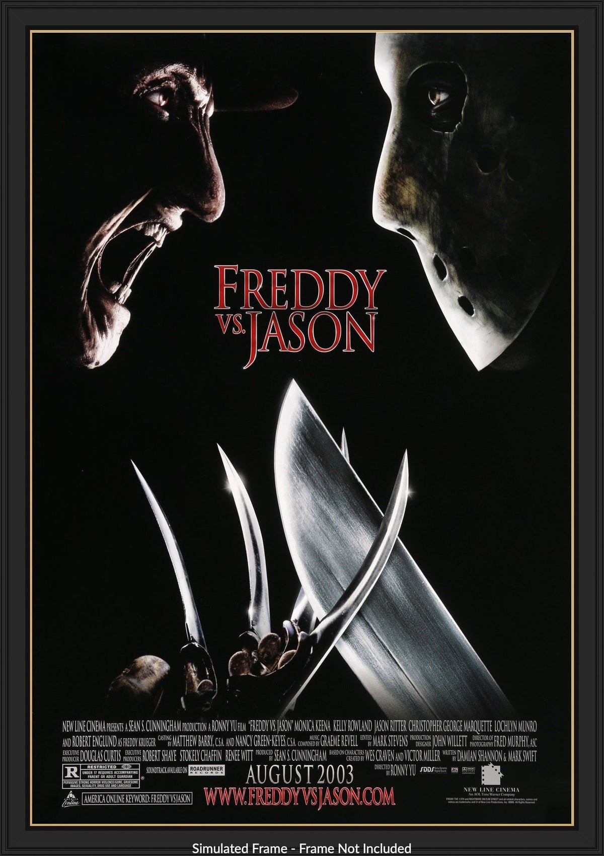 Freddy Versus Jason (2003) original movie poster for sale at Original Film Art - Vintage Movie Posters