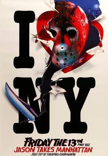 Friday the 13th Part VIII: Jason Takes Manhattan (1989) original movie poster for sale at Original Film Art - Vintage Movie Posters