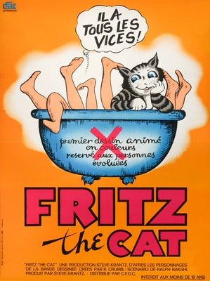 Fritz the Cat (1972) original movie poster for sale at Original Film Art - Vintage Movie Posters