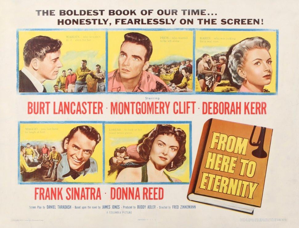 From Here to Eternity (1953) original movie poster for sale at Original Film Art - Vintage Movie Posters