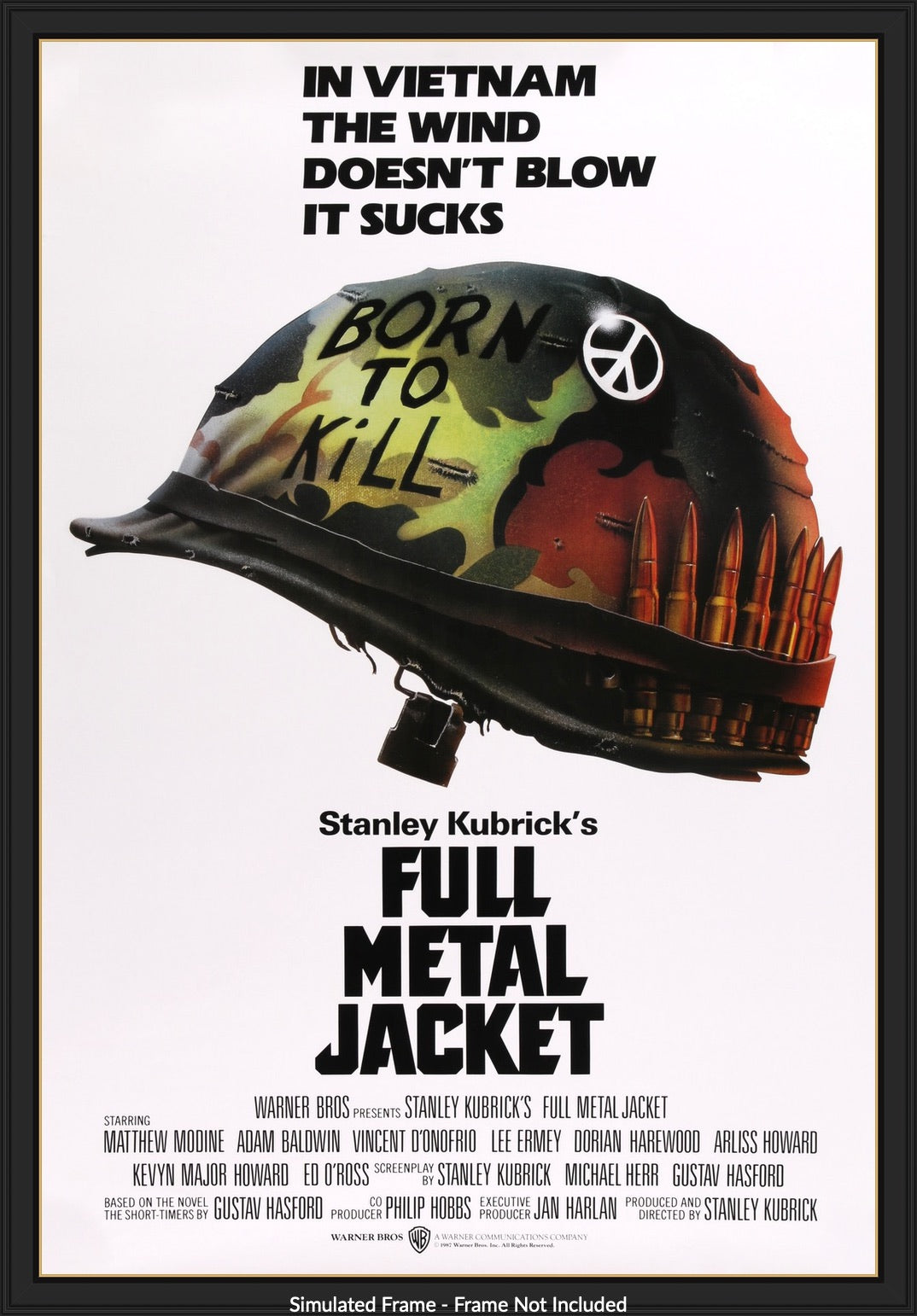 Full Metal Jacket (1987) original movie poster for sale at Original Film Art - Vintage Movie Posters
