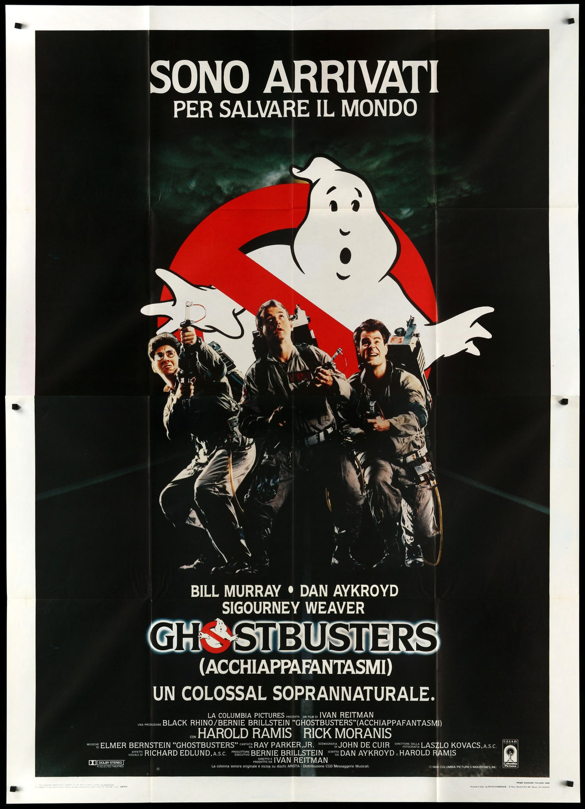Ghostbusters (1984) original movie poster for sale at Original Film Art - Vintage Movie Posters