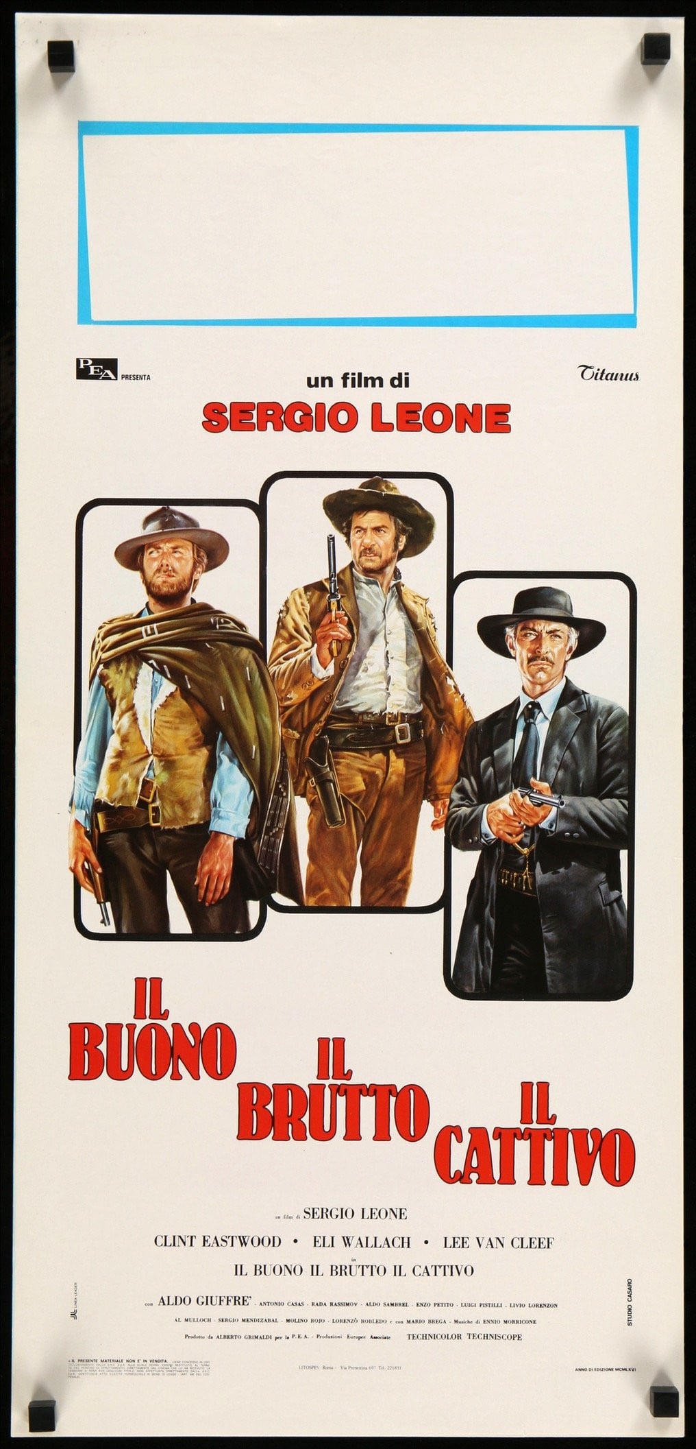 Good, the Bad and the Ugly (1966) original movie poster for sale at Original Film Art - Vintage Movie Posters
