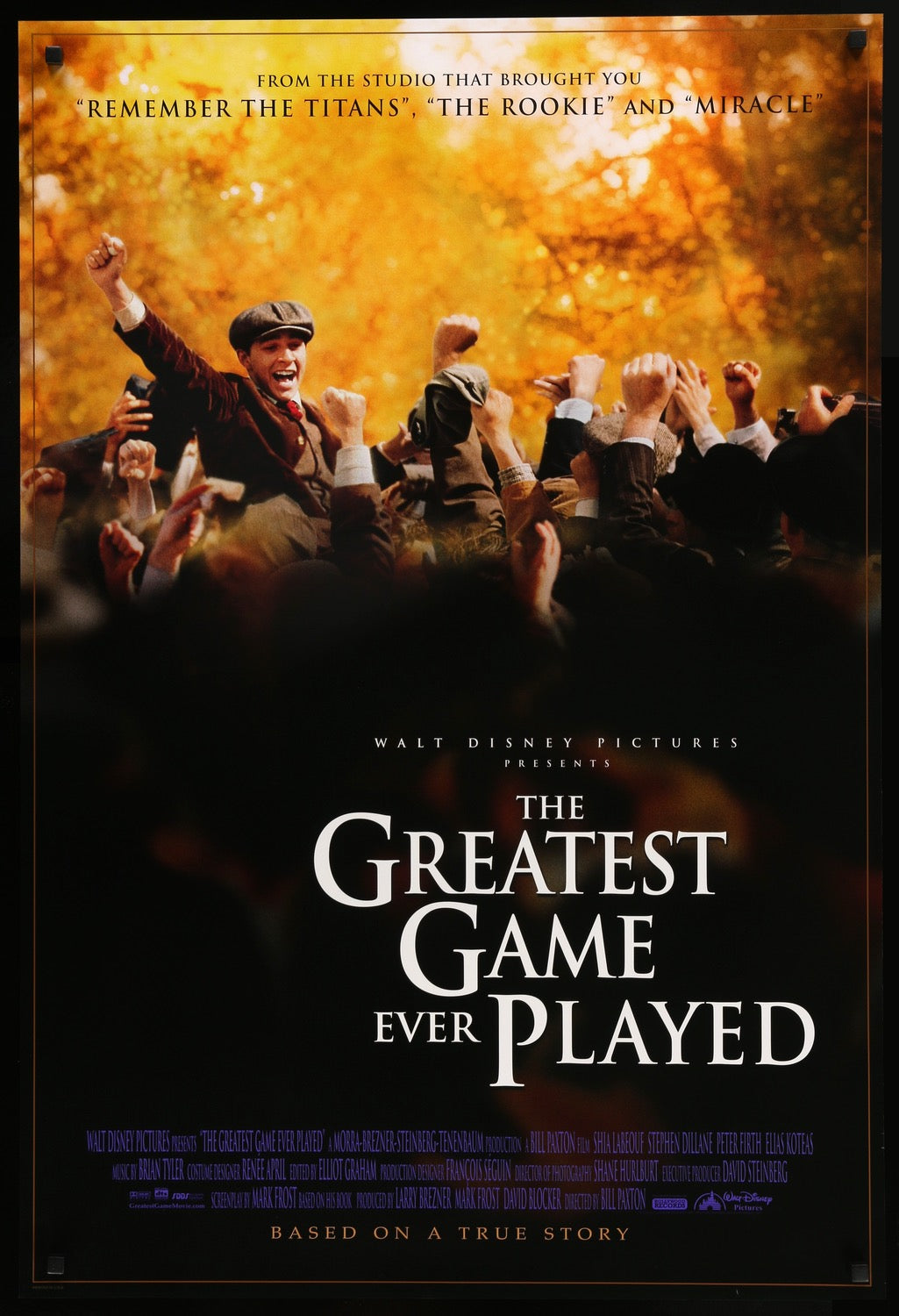 Greatest Game Ever Played (2005) original movie poster for sale at Original Film Art - Vintage Movie Posters