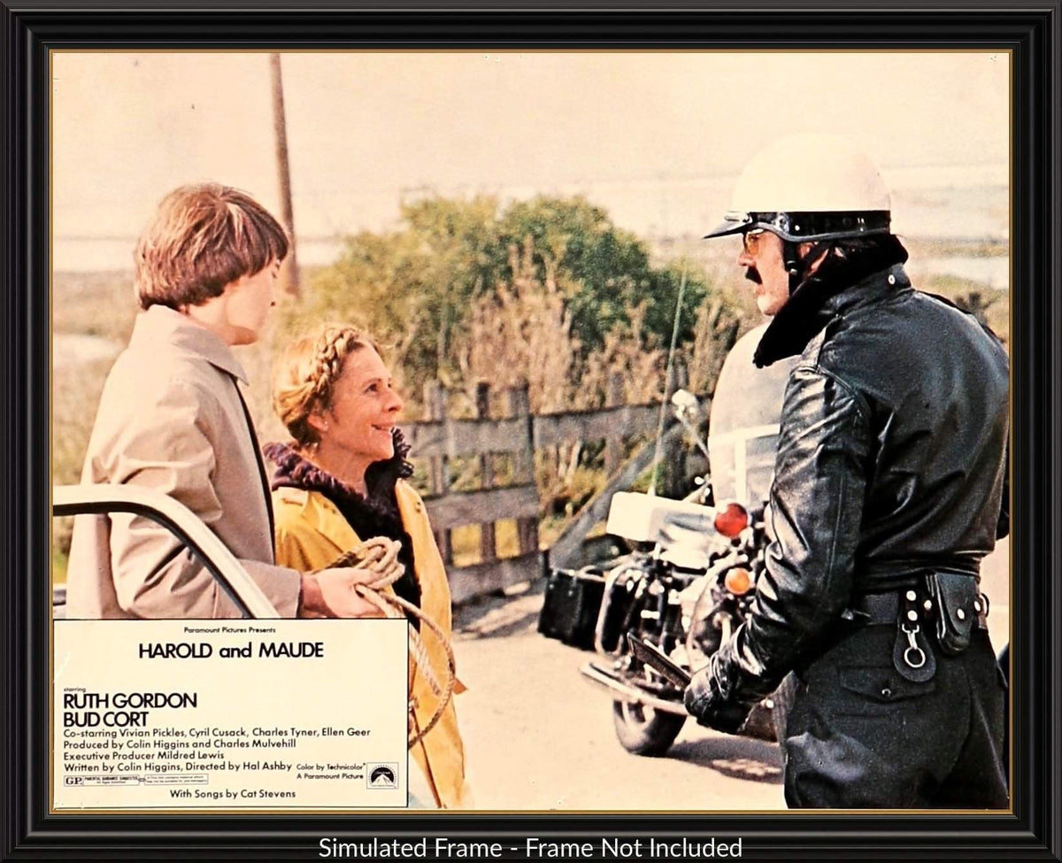Harold and Maude (1971) Lobby Card original movie poster for sale at Original Film Art - Vintage Movie Posters