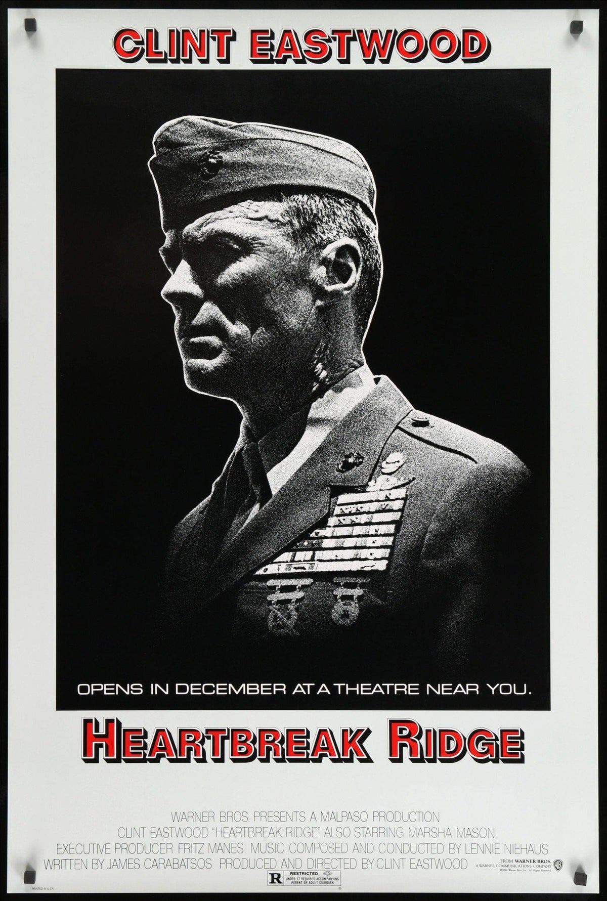 Heartbreak Ridge (1986) original movie poster for sale at Original Film Art