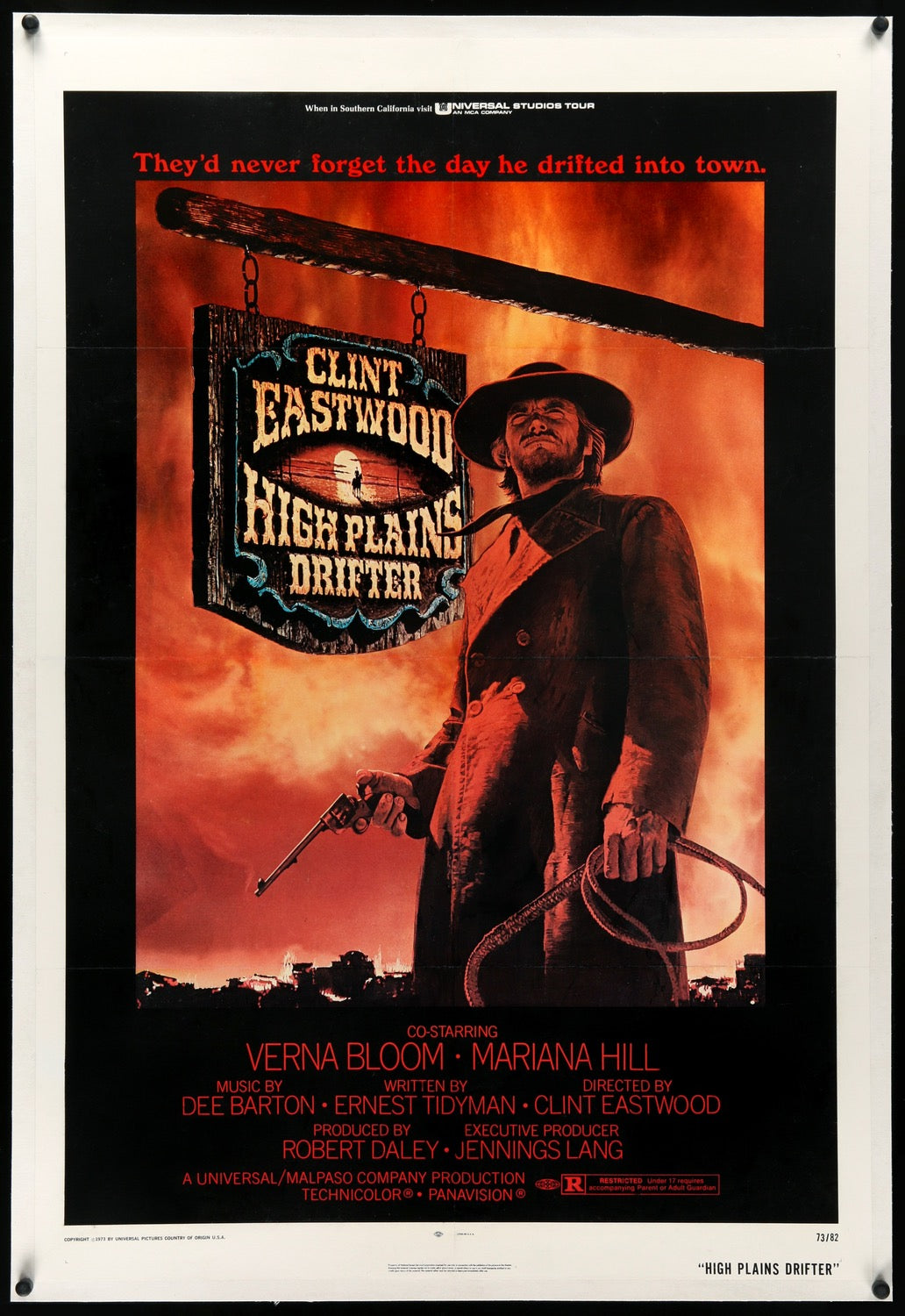 High Plains Drifter (1973) original movie poster for sale at Original Film Art - Vintage Movie Posters