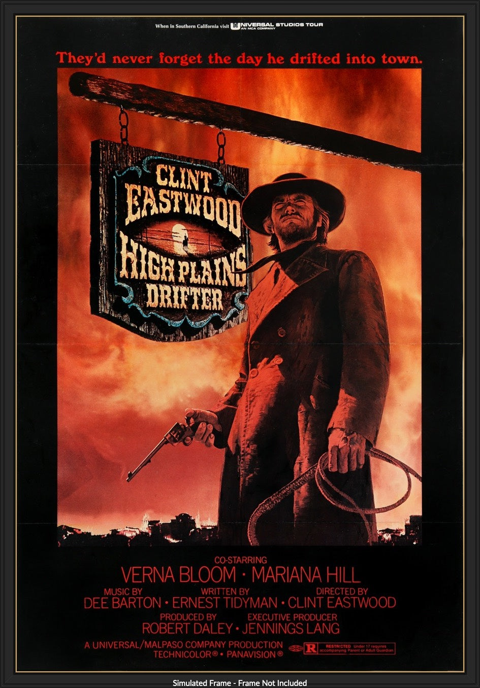High Plains Drifter (1973) original movie poster for sale at Original Film Art - Vintage Movie Posters